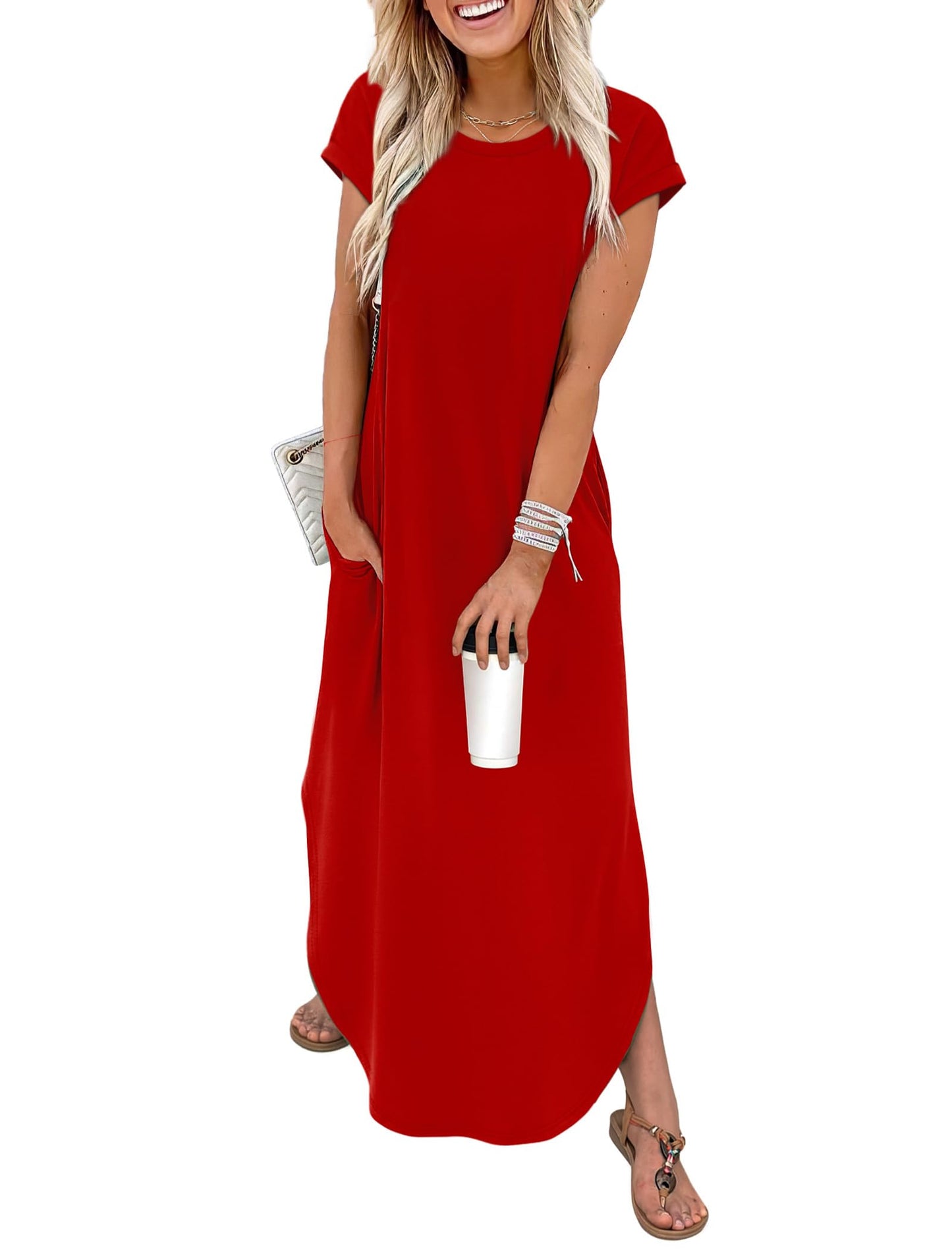 Cap Sleeve Maxi Sundress