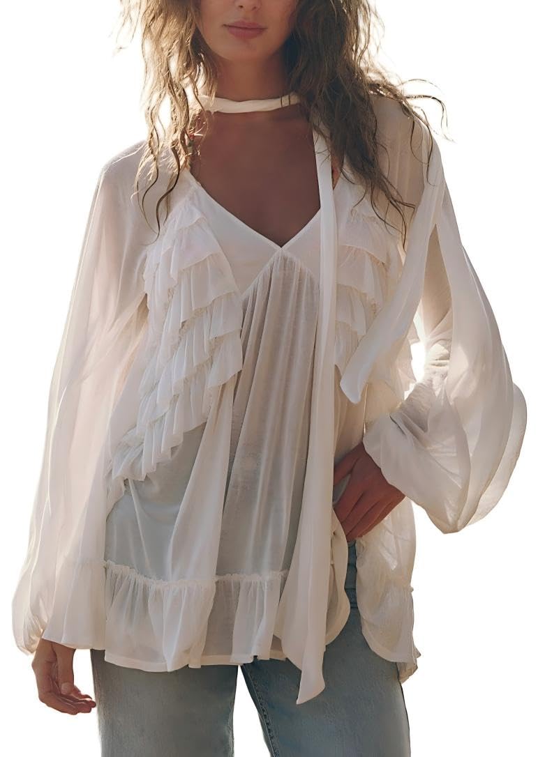 Lace & Chiffon Tops