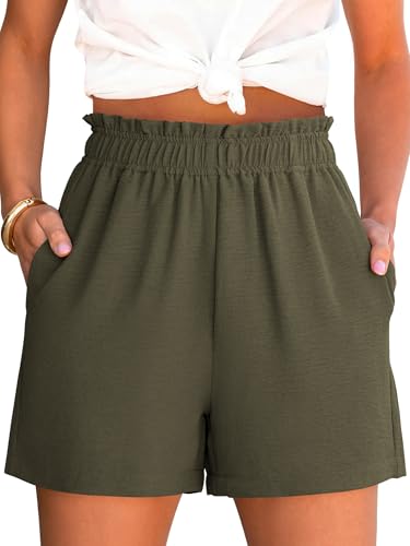 High Waisted Casual Shorts