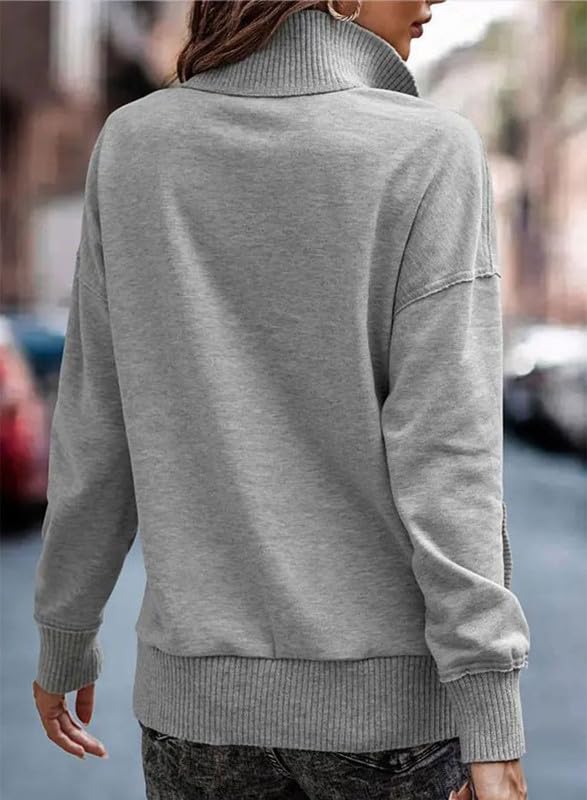 Stand Neck Drawstring Sweatshirt
