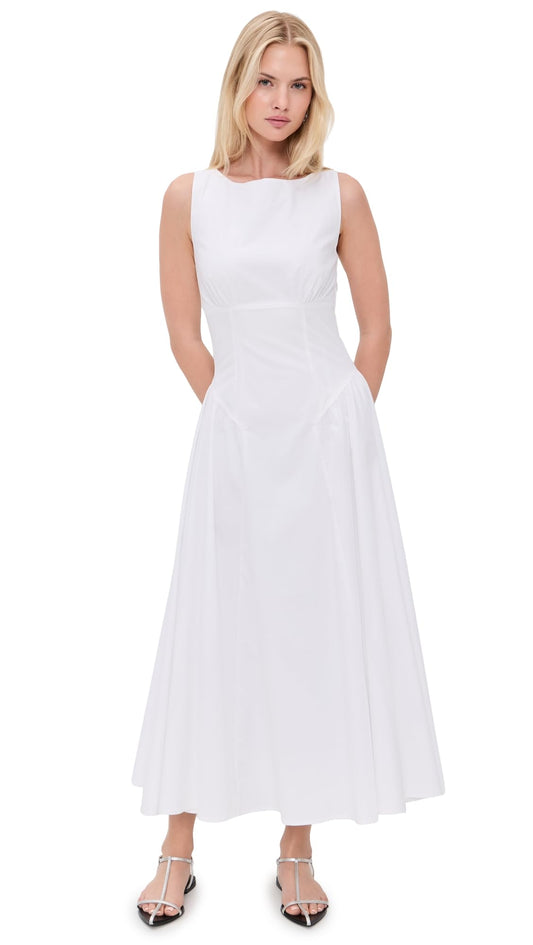 STAUD Women's Gwen Midi Dress