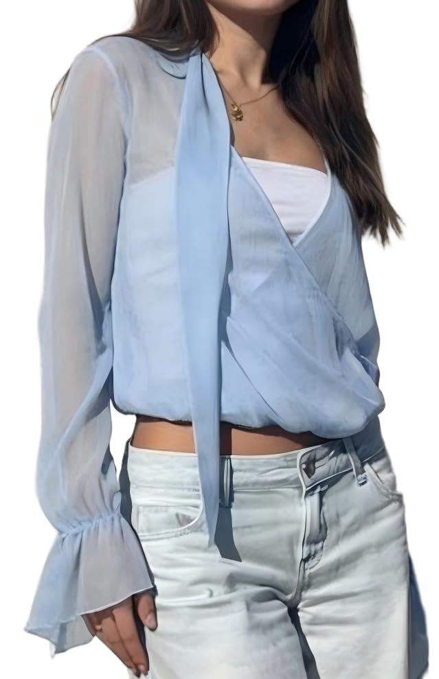 Boho Sheer Lace Blouse