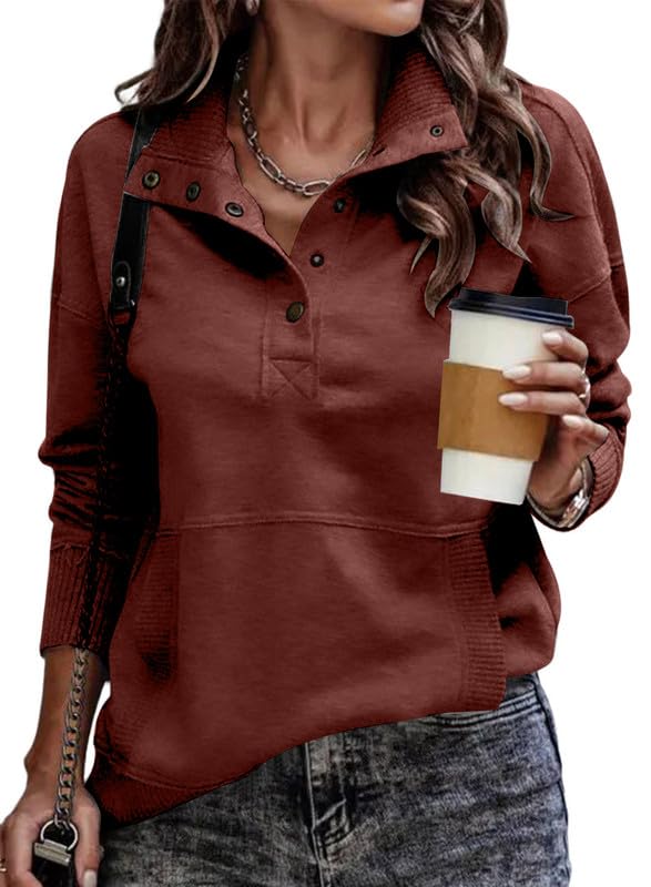 Stand Neck Drawstring Sweatshirt