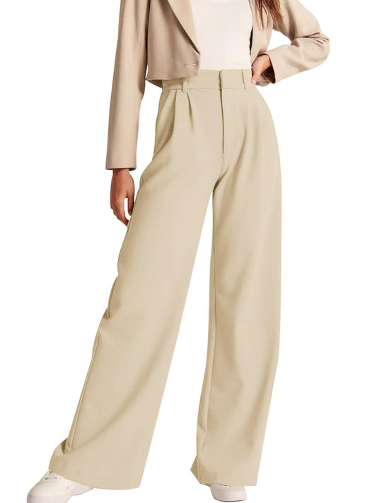 High Waisted Work Trousers