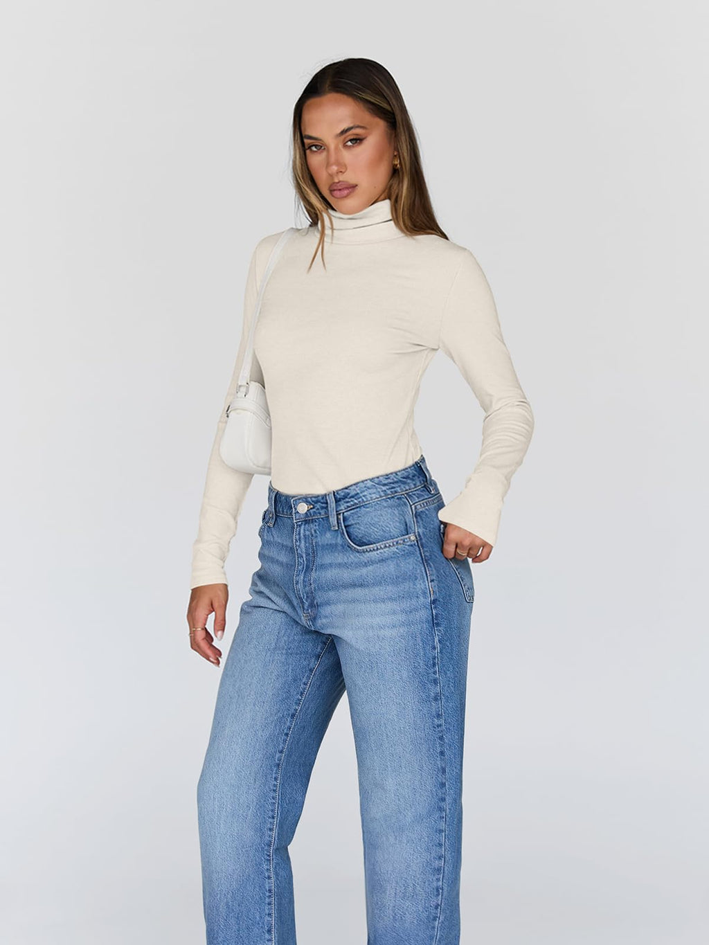 Turtleneck Long Sleeve Top