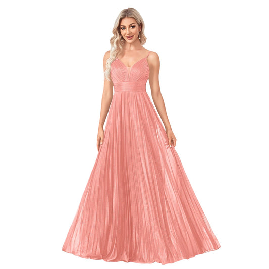 Sequin Backless Maxi Gown