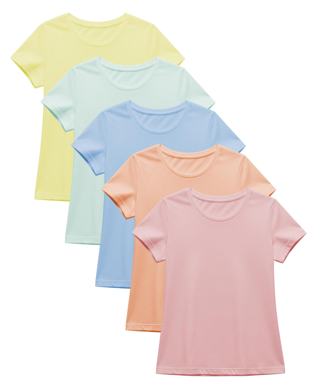 Cotton Stretch Basic T-Shirts