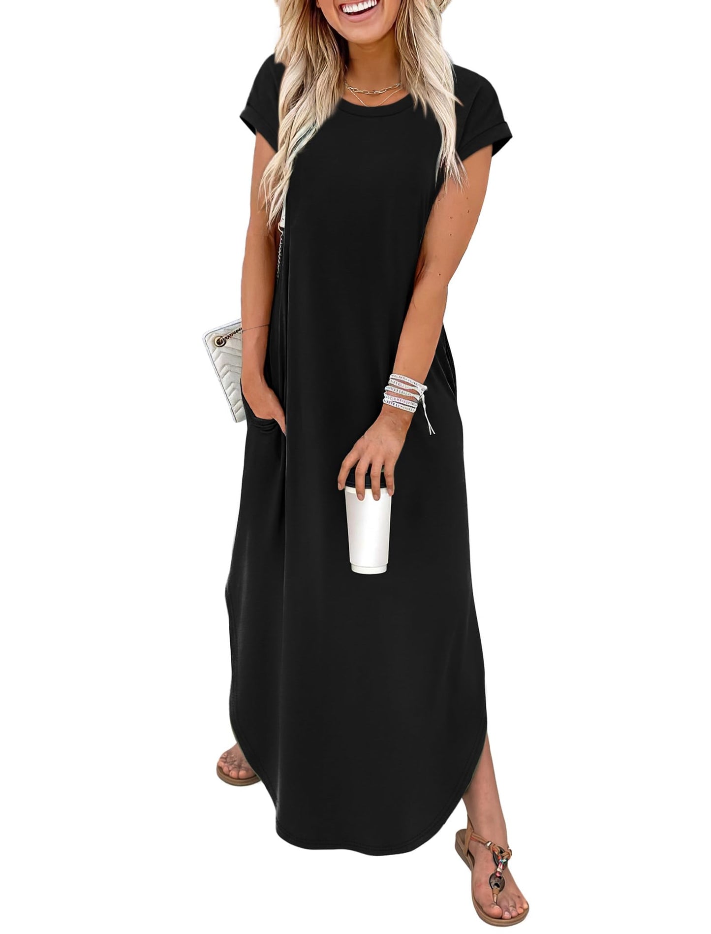 Cap Sleeve Maxi Sundress