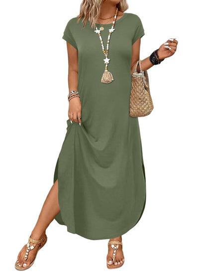 Cap Sleeve Maxi Sundress
