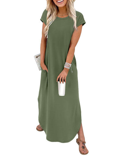 Cap Sleeve Maxi Sundress