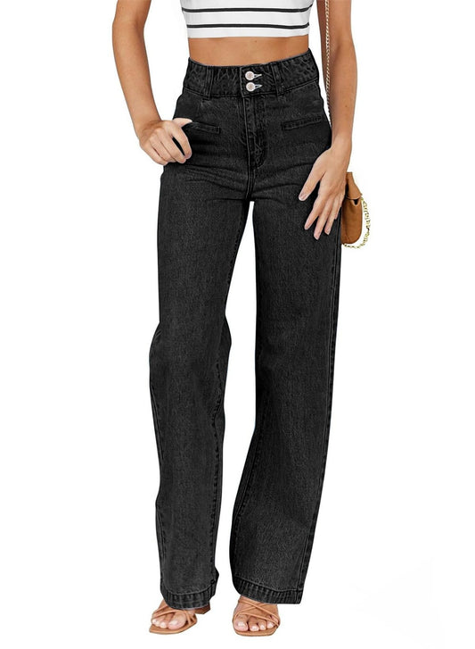 High Waisted Wide Leg Jeans