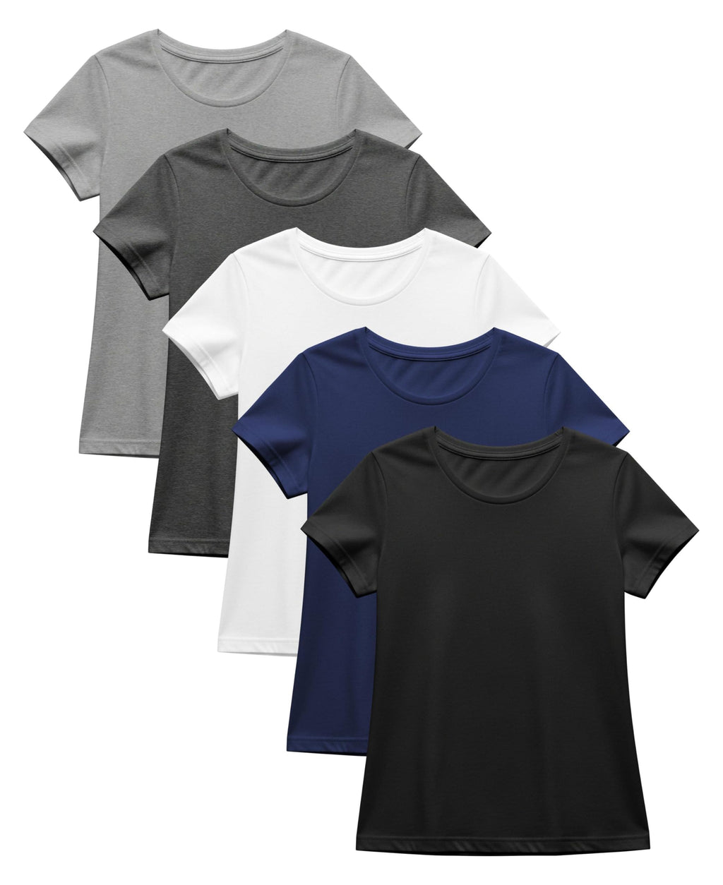Cotton Stretch Basic T-Shirts