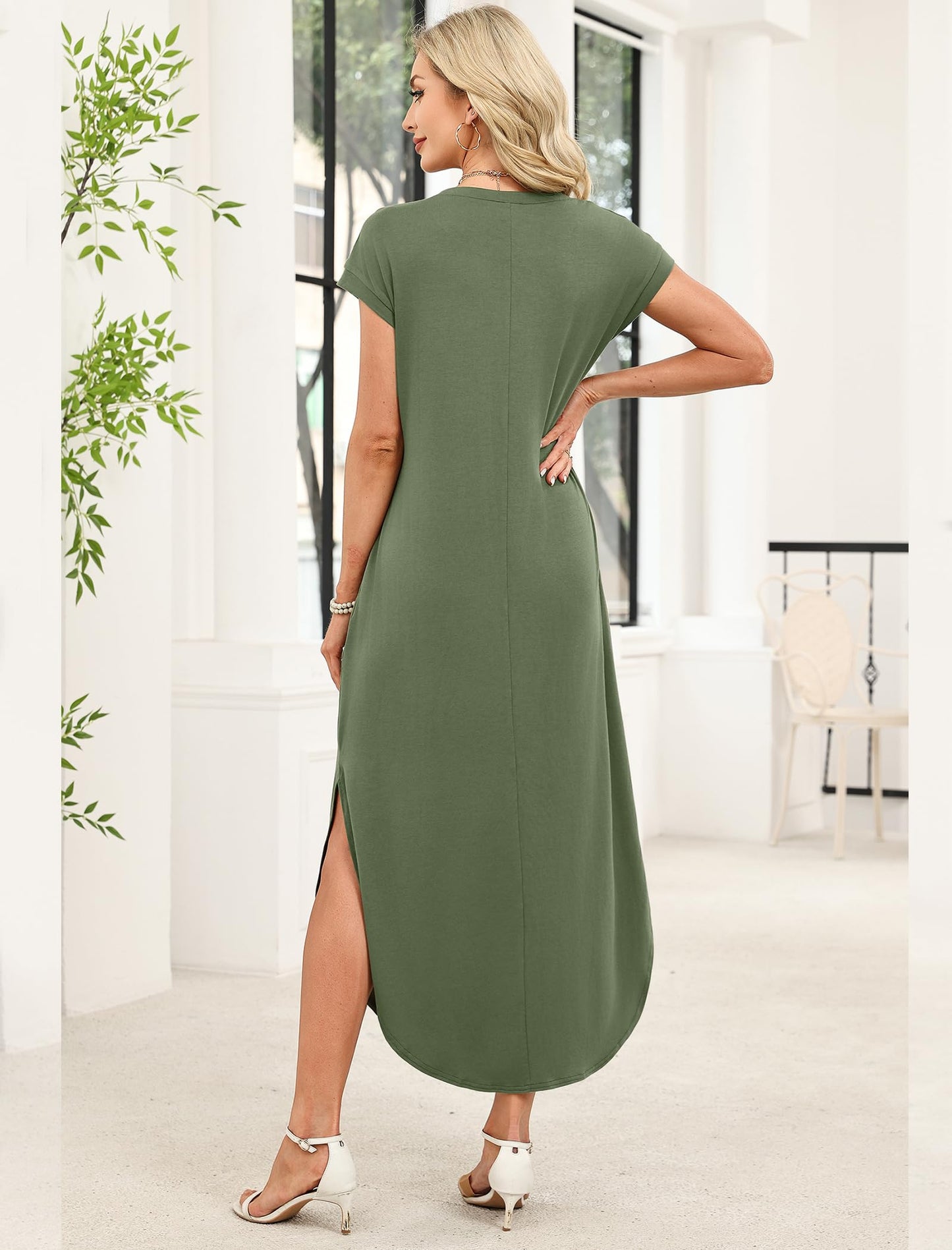 Cap Sleeve Maxi Sundress