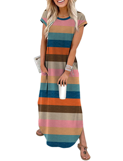 Cap Sleeve Maxi Sundress