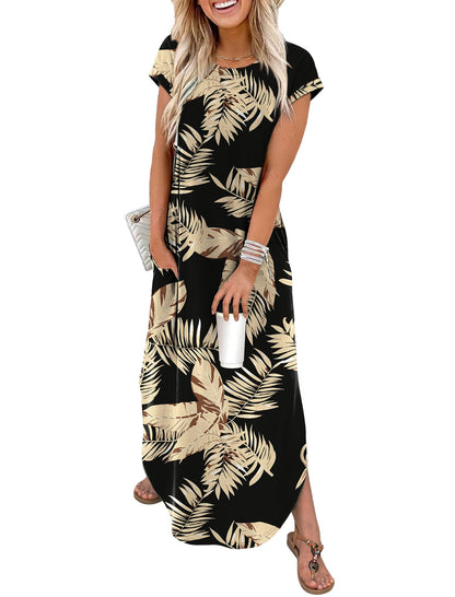 Cap Sleeve Maxi Sundress