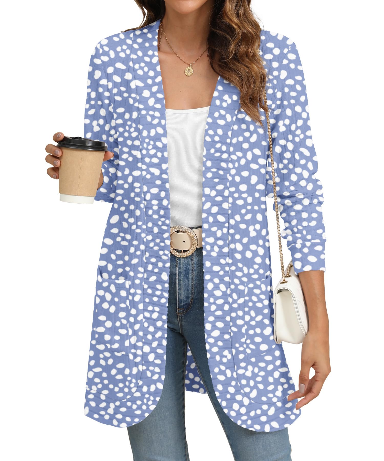 Open Front Knit Cardigan