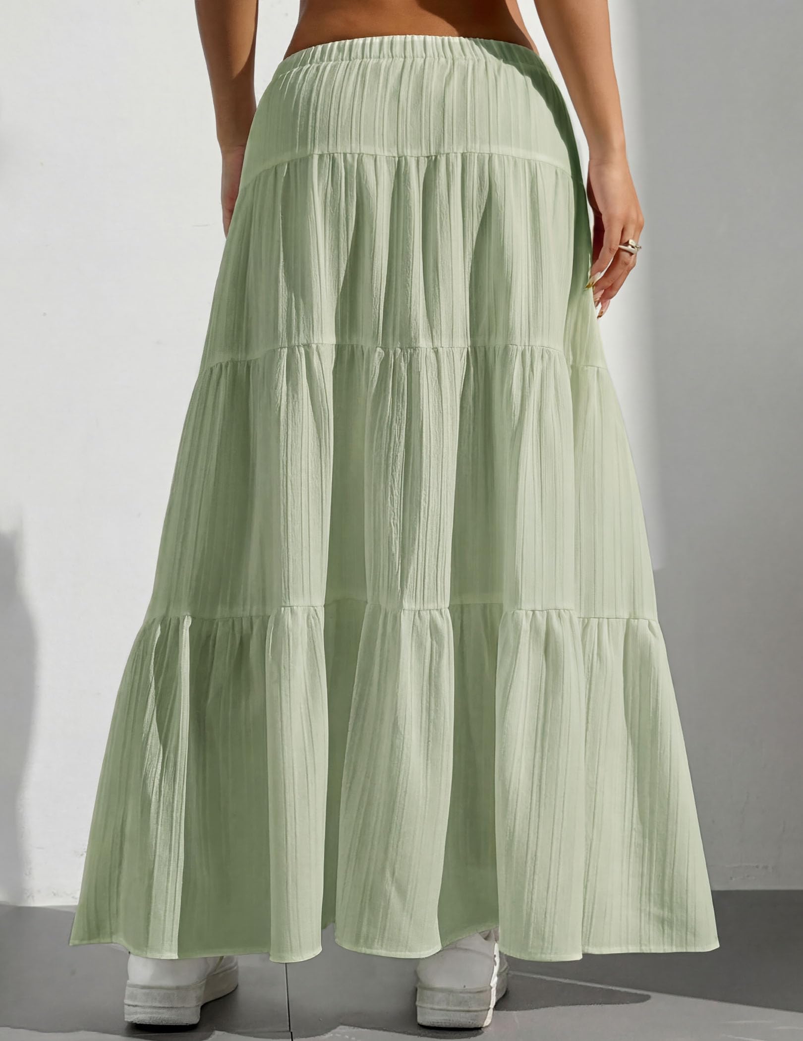 Boho Flowy Maxi Skirt
