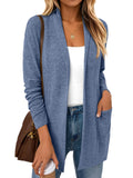 Lightweight Open Front Cardigan
