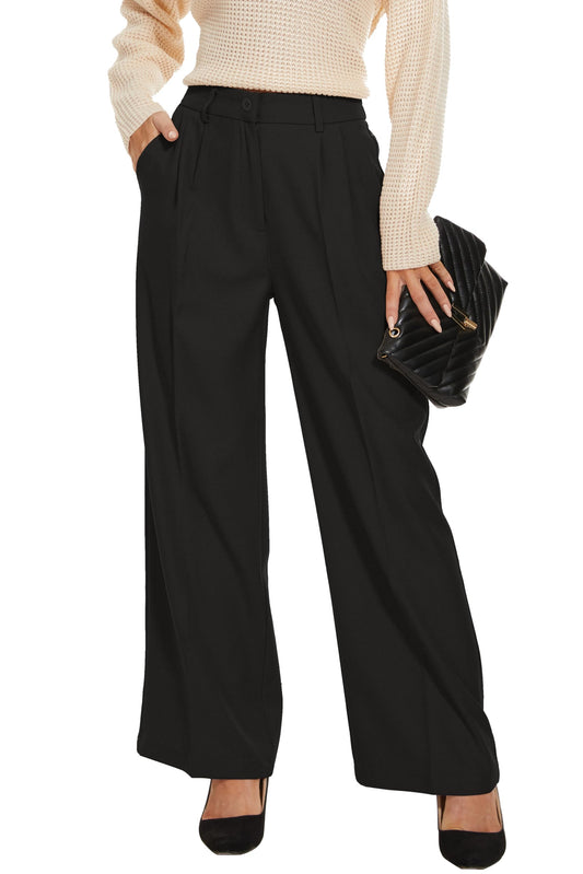 Wide Leg Business Trousers