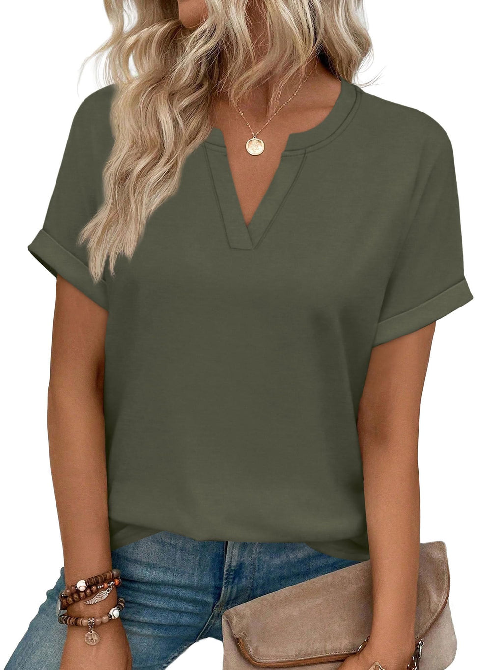 Women's Short Sleeve Blouse