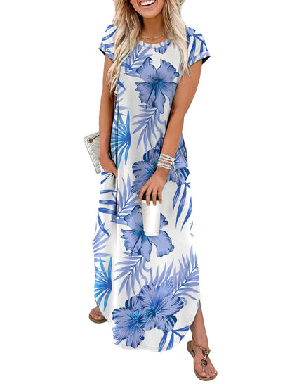 Cap Sleeve Maxi Sundress