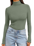 Turtleneck Long Sleeve Top