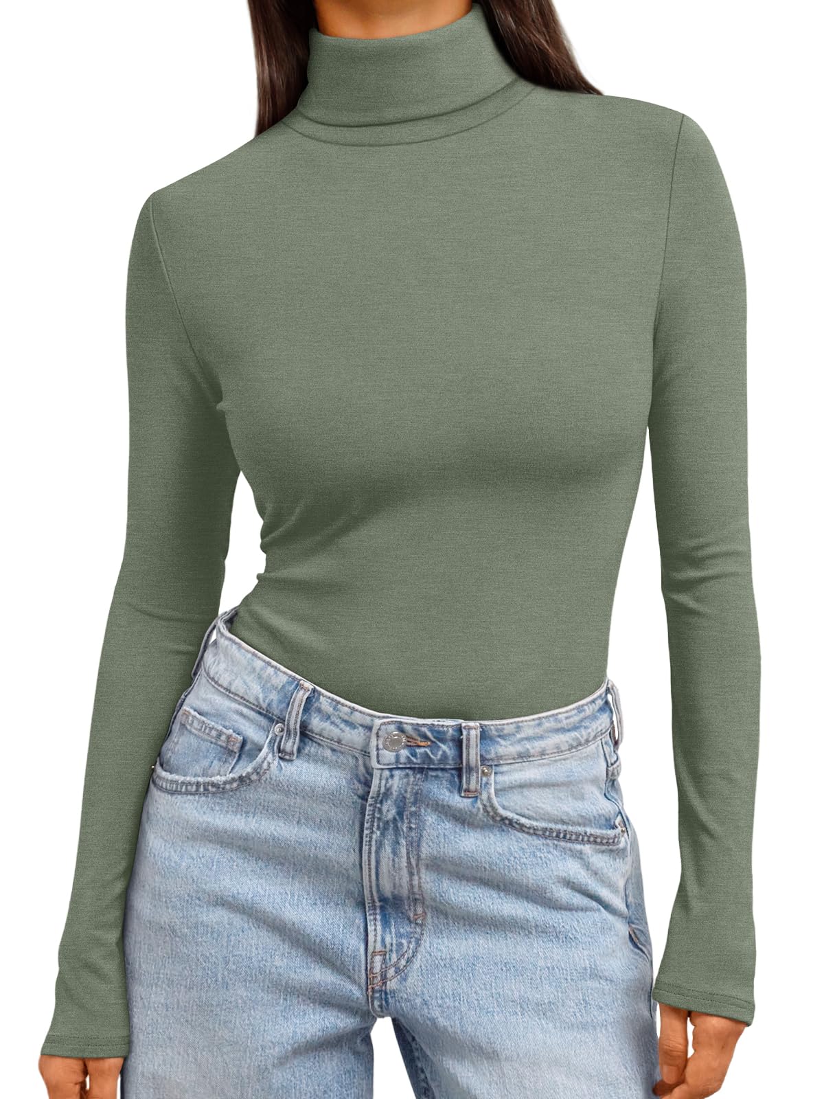 Turtleneck Long Sleeve Top