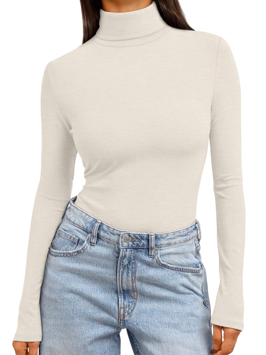 Turtleneck Long Sleeve Top