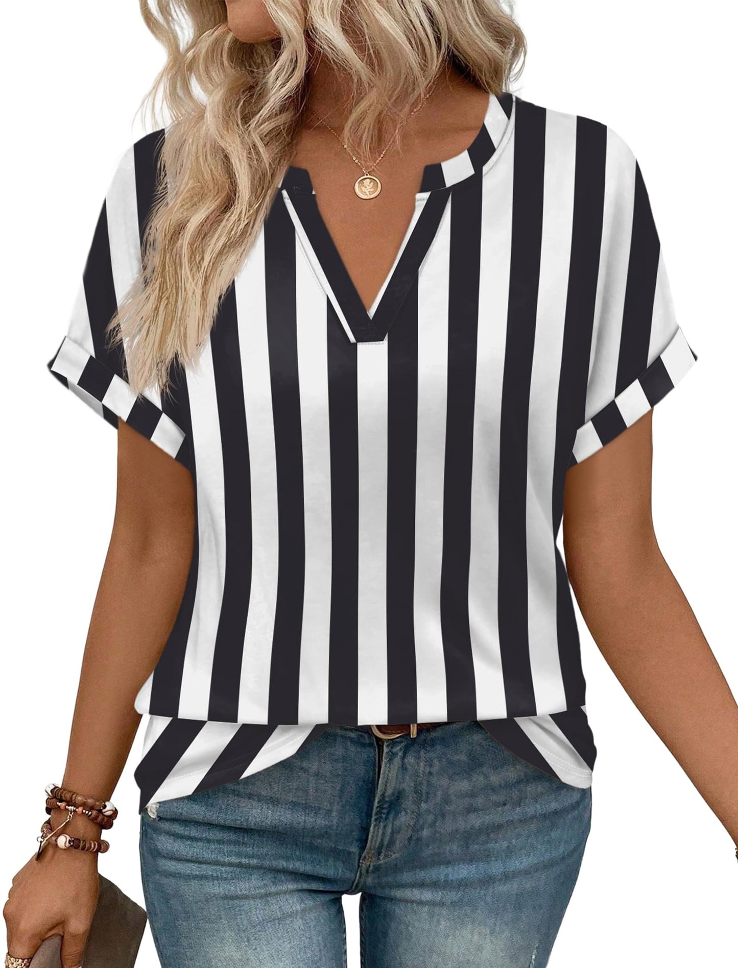 Women's Short Sleeve Blouse
