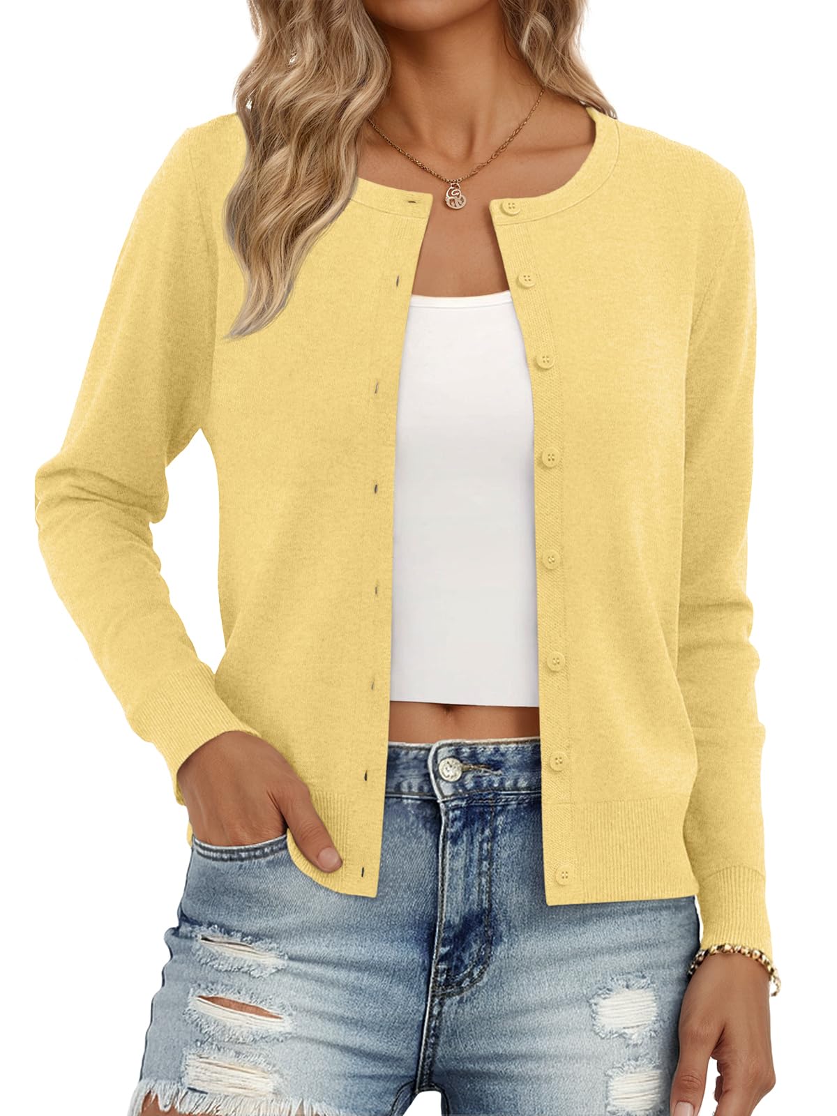 Trendy Queen Lightweight Cardigan Sweaters for Women