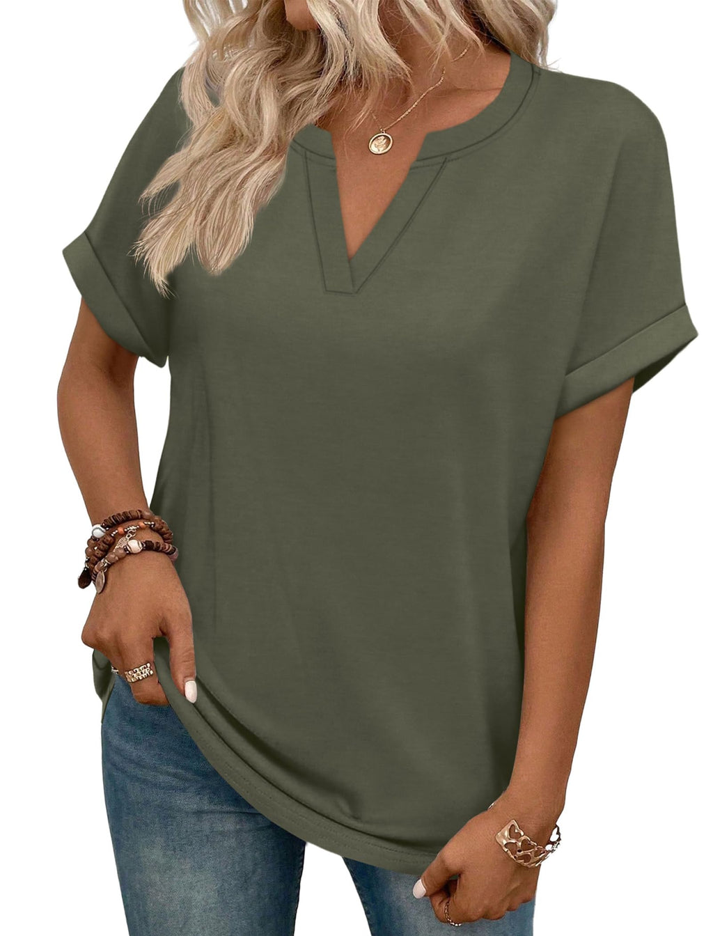 Women's Short Sleeve Blouse