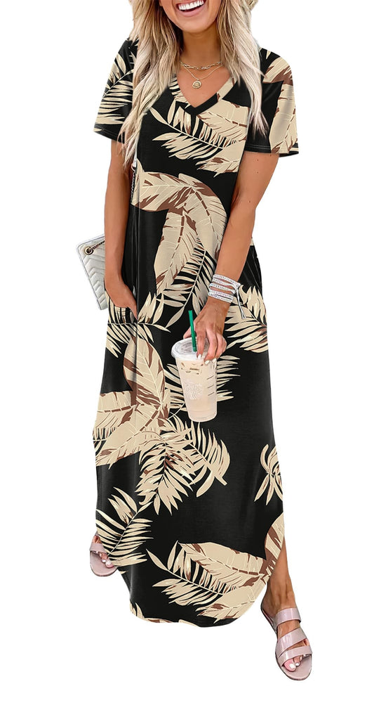 Short Sleeve Maxi Sundress