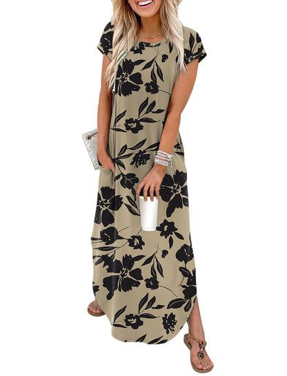 Cap Sleeve Maxi Sundress