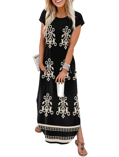 Cap Sleeve Maxi Sundress