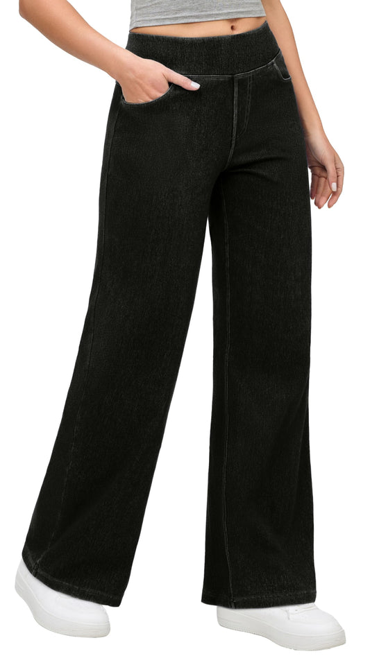 High Waisted Wide Leg Jeans