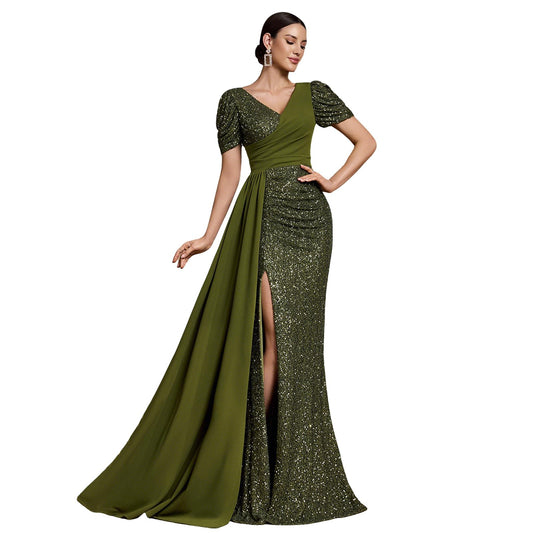 Sequin Mermaid Maxi Gown
