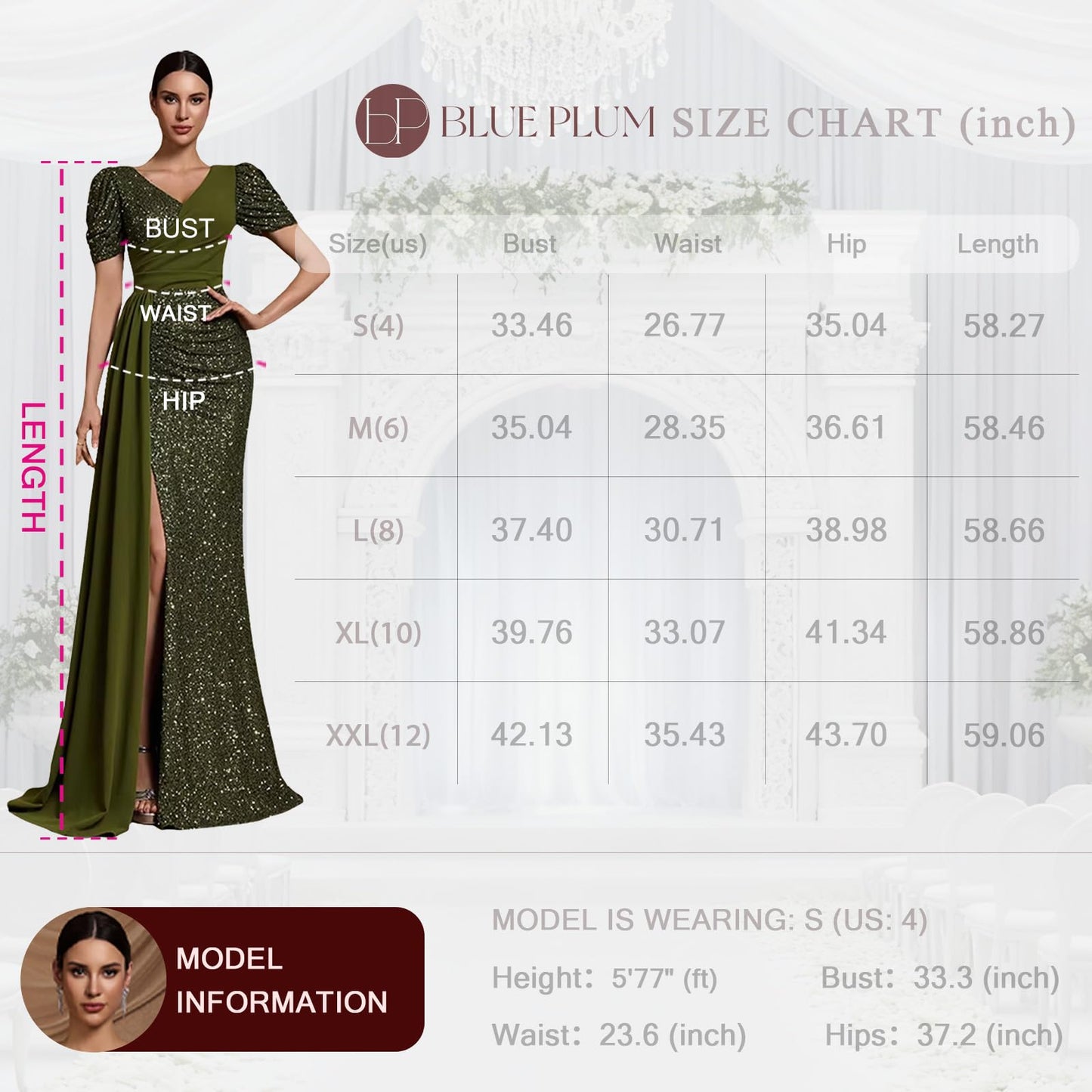 Sequin Mermaid Maxi Gown