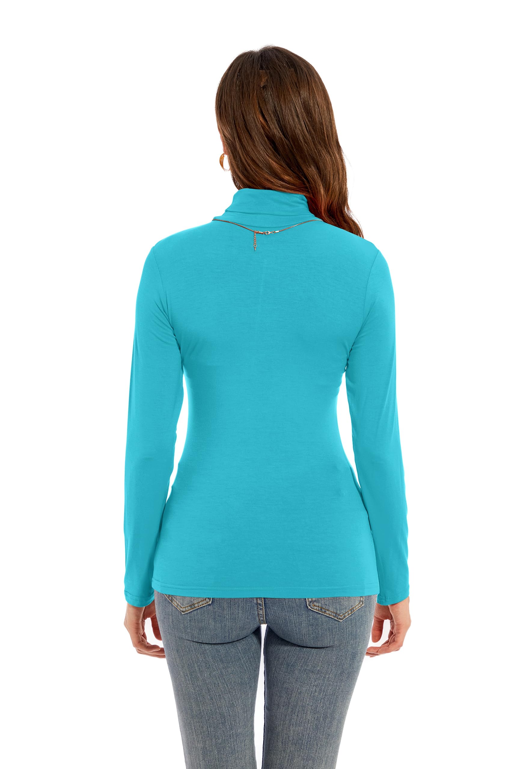 Slim Fit Turtleneck Top