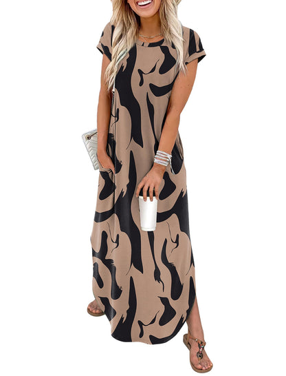 Cap Sleeve Maxi Sundress