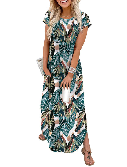 Cap Sleeve Maxi Sundress