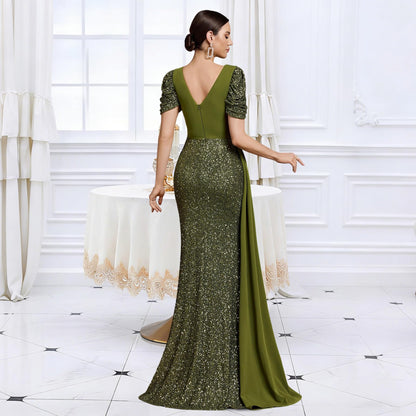 Sequin Mermaid Maxi Gown
