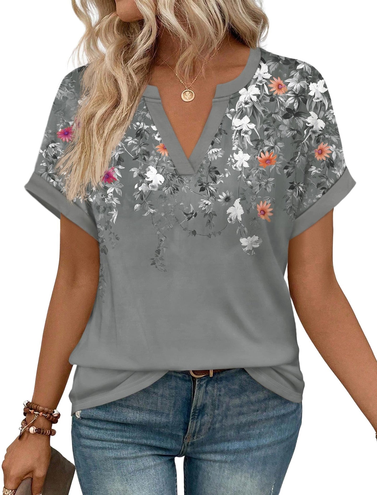 Women's Short Sleeve Blouse