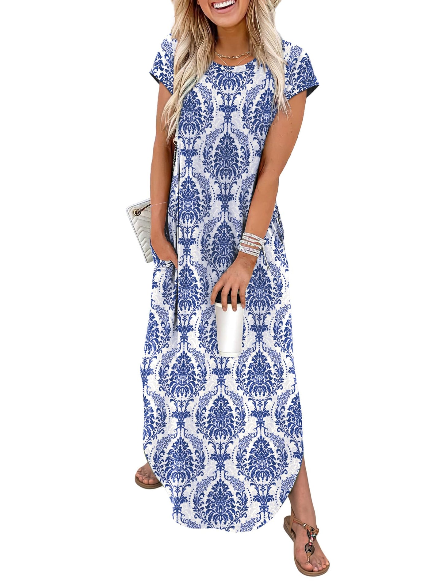 Cap Sleeve Maxi Sundress