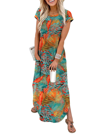 Cap Sleeve Maxi Sundress