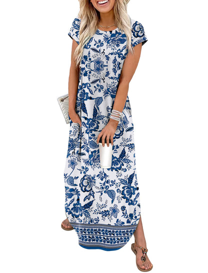 Cap Sleeve Maxi Sundress