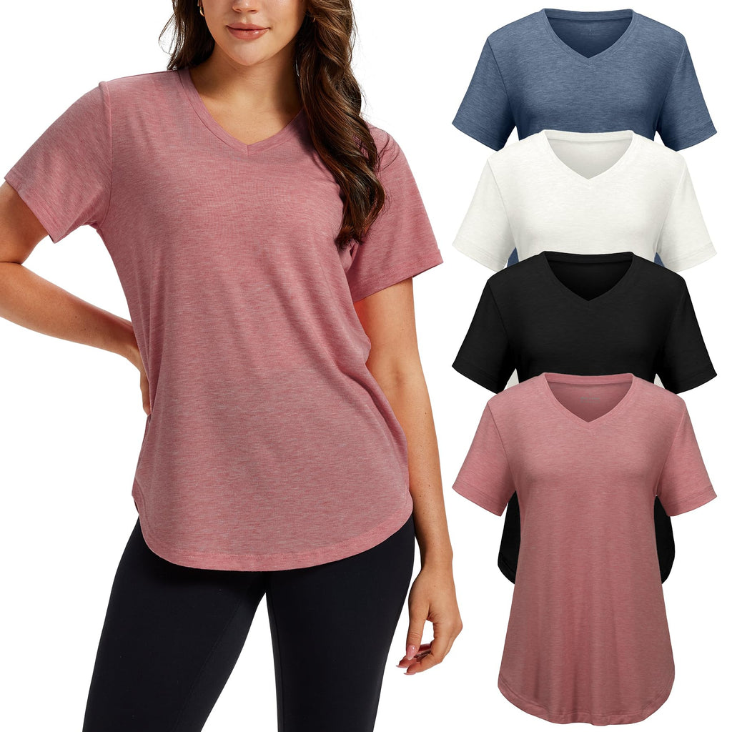 4-Pack V-Neck Basic Tees