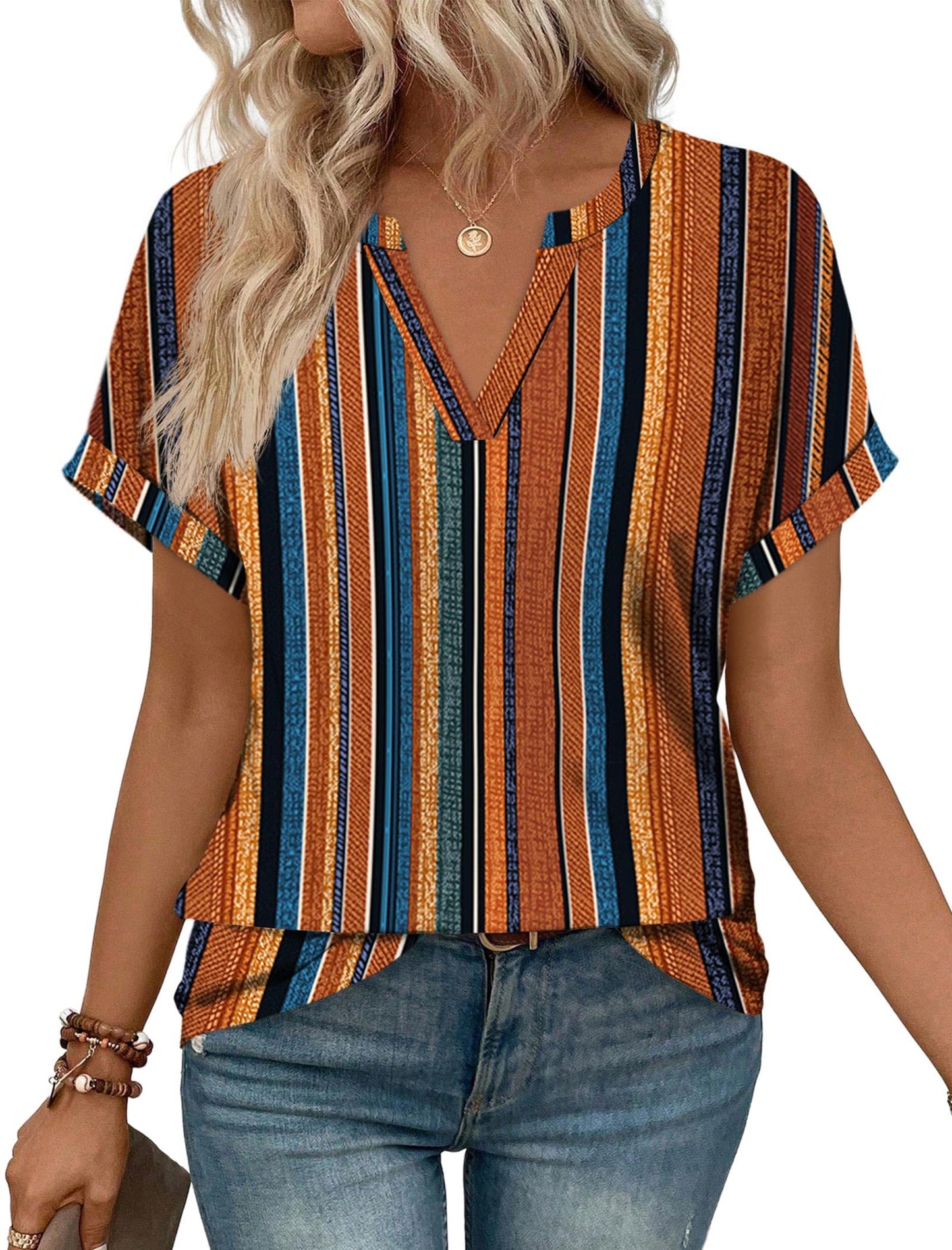 Women's Short Sleeve Blouse