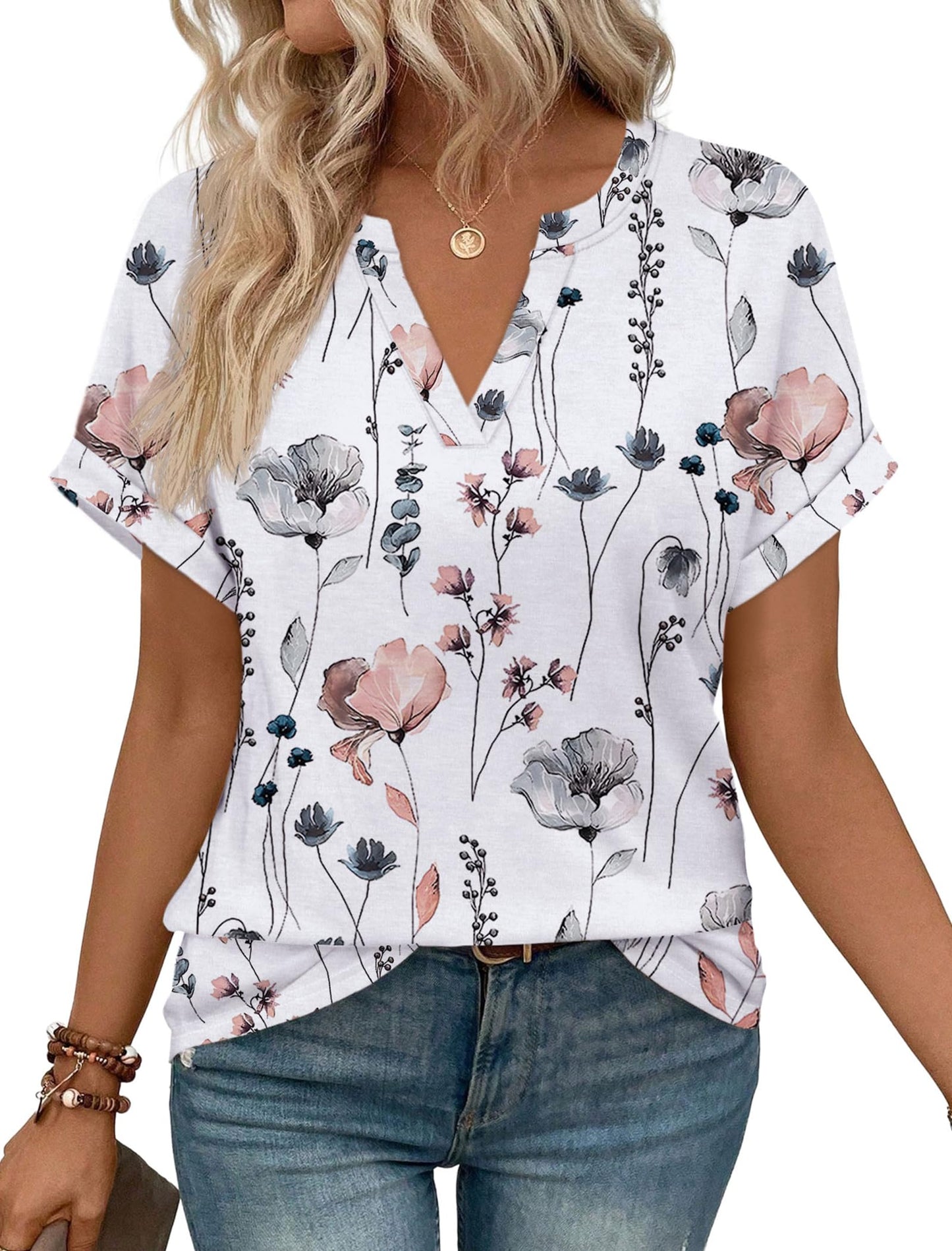 Women's Short Sleeve Blouse