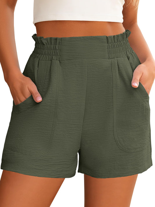 High Waisted Wide Leg Shorts