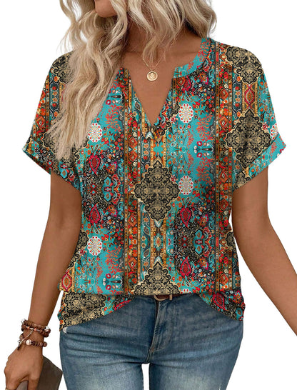 Women's Short Sleeve Blouse
